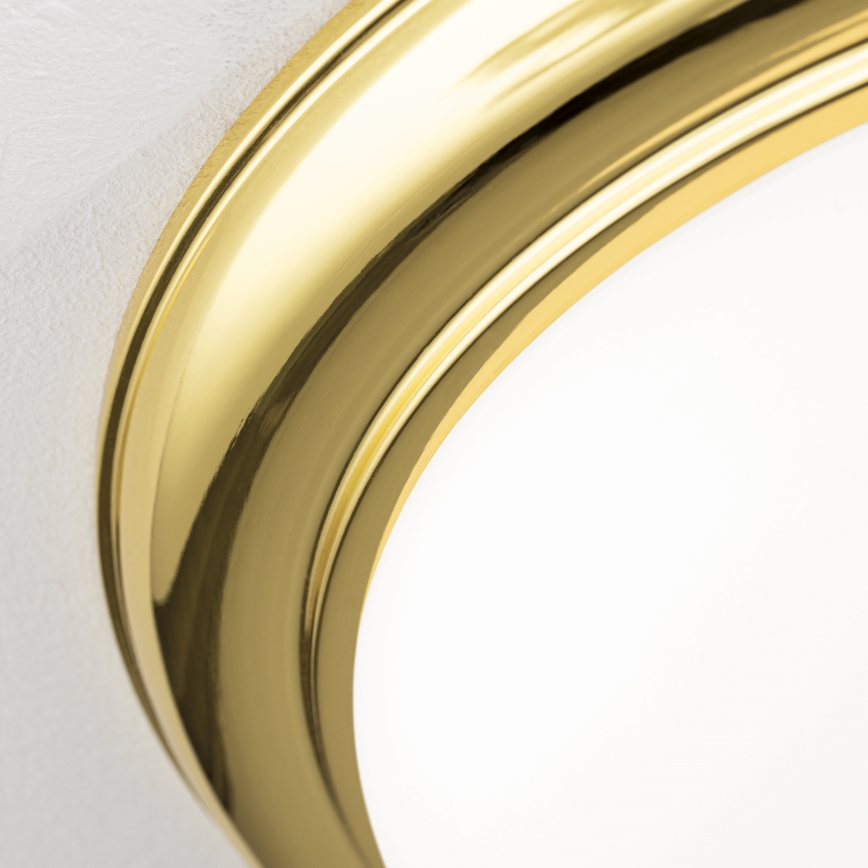 Φωτιστικό οροφής EMPIRA 3xE27/40W/230V, διάμ. 48 εκ., χρυσό