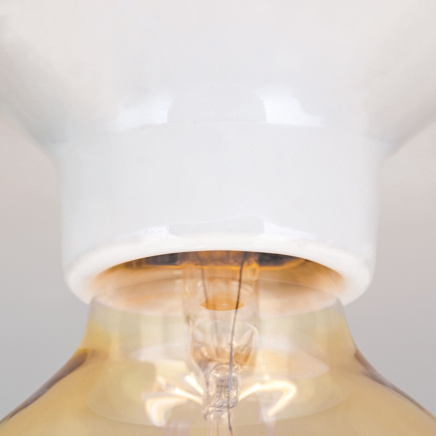 Φωτιστικό οροφής FROST 1xE27/60W/230V λευκό