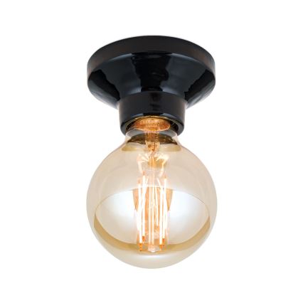 Φωτιστικό οροφής FROST 1xE27/60W/230V μαύρο