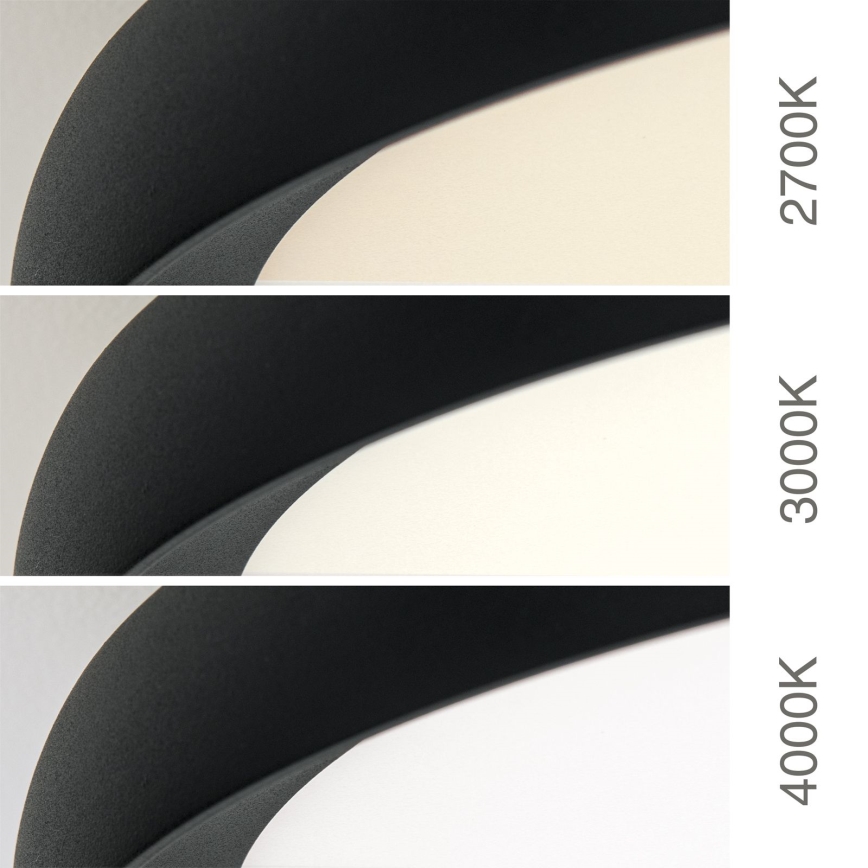 Φωτιστικό οροφής LED KANT LED/30W/230V 2700/3000/4000K Ø 40 cm μαύρο