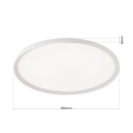 Φωτιστικό οροφής LED KANT LED/50W/230V 2700/3200/4000K διάμ. 60 cm λευκό