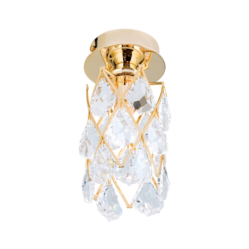 Φωτιστικό οροφής RITA 1xG9/40W/230V, διάμ. 9 εκ., χρυσό