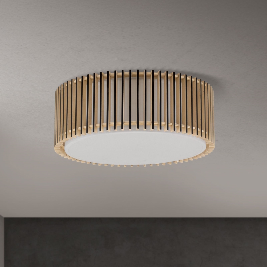 Φωτιστικό οροφής TARTA 3xE27/40W/230V, διάμ. 40 cm, μπεζ