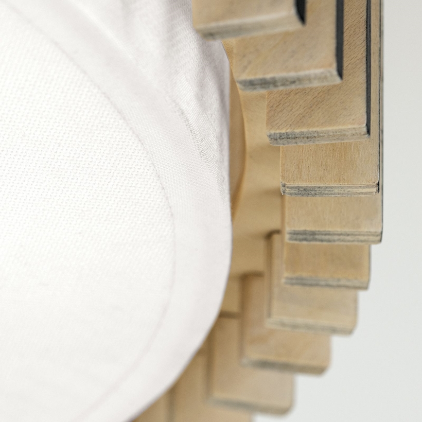 Φωτιστικό οροφής TARTA 3xE27/40W/230V, διάμ. 40 cm, μπεζ