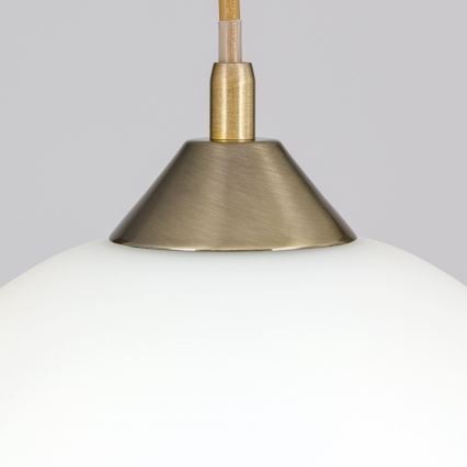 Κρεμαστό φωτιστικό οροφής GRADO 1xE27/60W/230V διάμετρος 40 cm ορείχαλκος