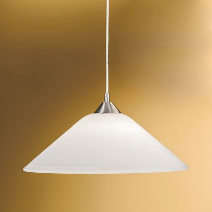Κρεμαστό φωτιστικό οροφής GRADO 1xE27/60W/230V διάμετρος 40 cm ματ χρώμιο