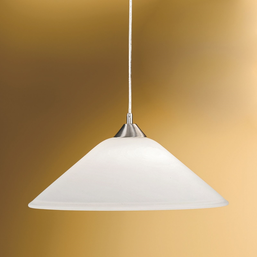 Κρεμαστό φωτιστικό οροφής GRADO 1xE27/60W/230V διάμετρος 40 cm ματ χρώμιο