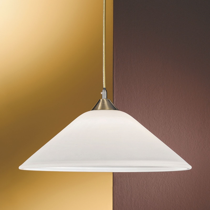 Κρεμαστό φωτιστικό οροφής GRADO 1xE27/60W/230V διάμετρος 40 cm ορείχαλκος