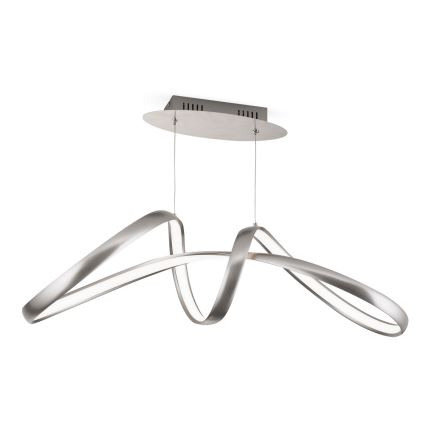 Led Dimmable κρεμαστό φωτιστικό οροφής CIRCUS LED/36W/230V ασημί