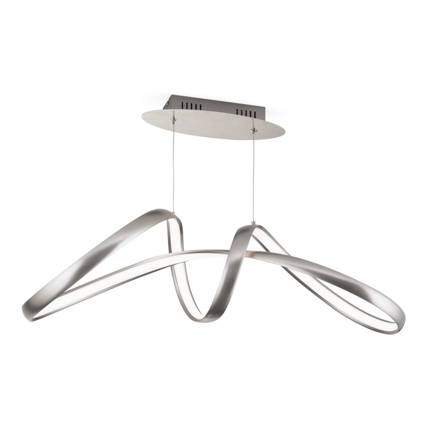 Led Dimmable κρεμαστό φωτιστικό οροφής CIRCUS LED/36W/230V ασημί