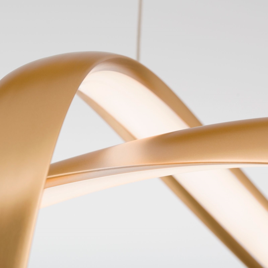 Led Dimmable κρεμαστό φωτιστικό οροφής CIRCUS LED/36W/230V χρυσό