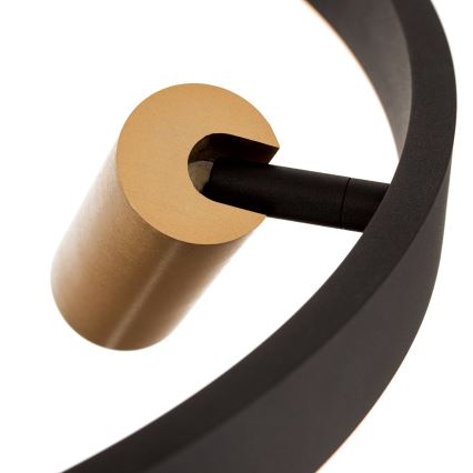 Ρυθμιζόμενο LED φωτιστικό οροφής με καλώδιο BERLIN LED/50W/230V μαύρο/χρυσό