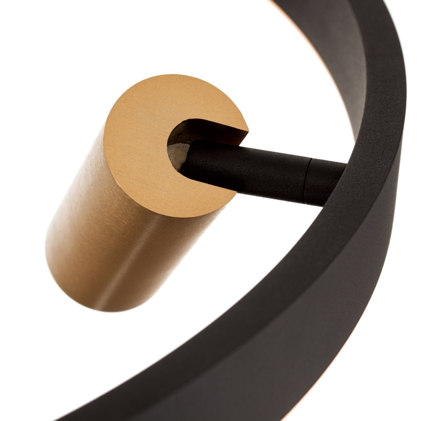 Ρυθμιζόμενο LED φωτιστικό οροφής με καλώδιο BERLIN LED/50W/230V μαύρο/χρυσό