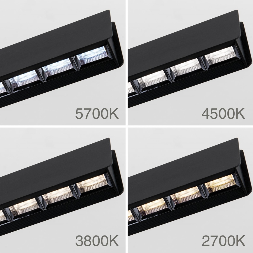 Led Dimmable κρεμαστό φωτιστικό οροφής TARA LED/44W/230V 2700/3800/4500/5700K μαύρο