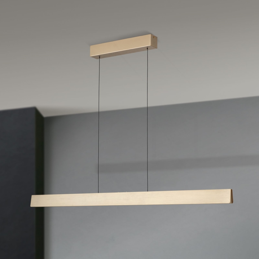 Led Dimmable κρεμαστό φωτιστικό οροφής TARA LED/44W/230V 2700/3800/4500/5700K χρυσό