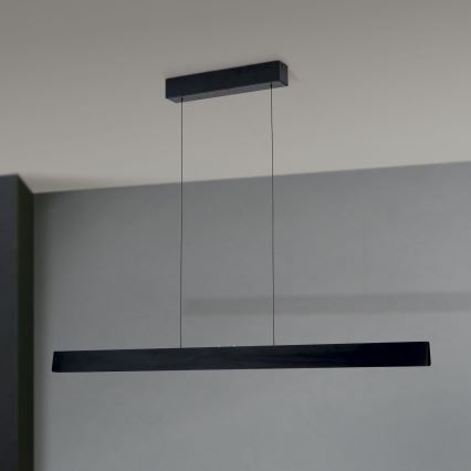 Ρυθμιζόμενο LED φωτιστικό οροφής με καλώδιο TARA LED/44W/230V 2700/3800/4500/5700K μαύρο