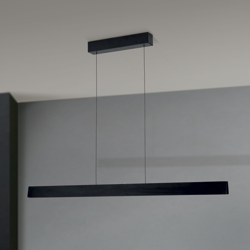 Ρυθμιζόμενο LED φωτιστικό οροφής με καλώδιο TARA LED/44W/230V 2700/3800/4500/5700K μαύρο