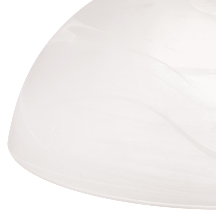 Κρεμαστό φωτιστικό με αλυσίδα RULA 1xE27/40W/230V διάμ. 35 cm λευκό/μπρονζέ