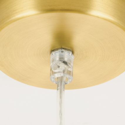 Κρεμαστό φωτιστικό με καλώδιο MADIS 1xE27/60W/230V χρυσό