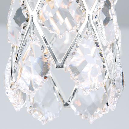 Κρεμαστό φωτιστικό με καλώδιο RITA 1xG9/40W/230V γυαλιστερό χρώμιο