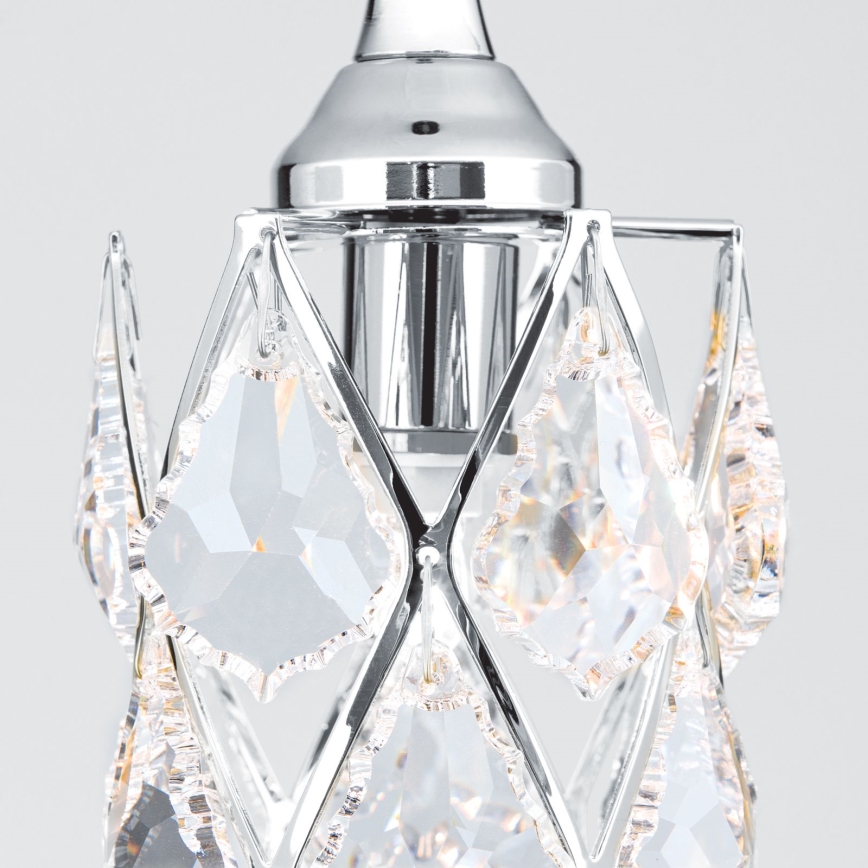 Κρεμαστό φωτιστικό με καλώδιο RITA 1xG9/40W/230V γυαλιστερό χρώμιο