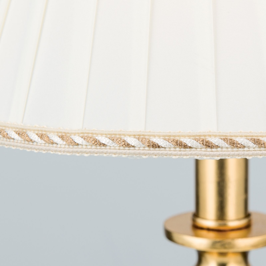 Eπιτραπέζιο φωτιστικό FONSA 1xE27/60W/230V 61 cm λευκό/χρυσό