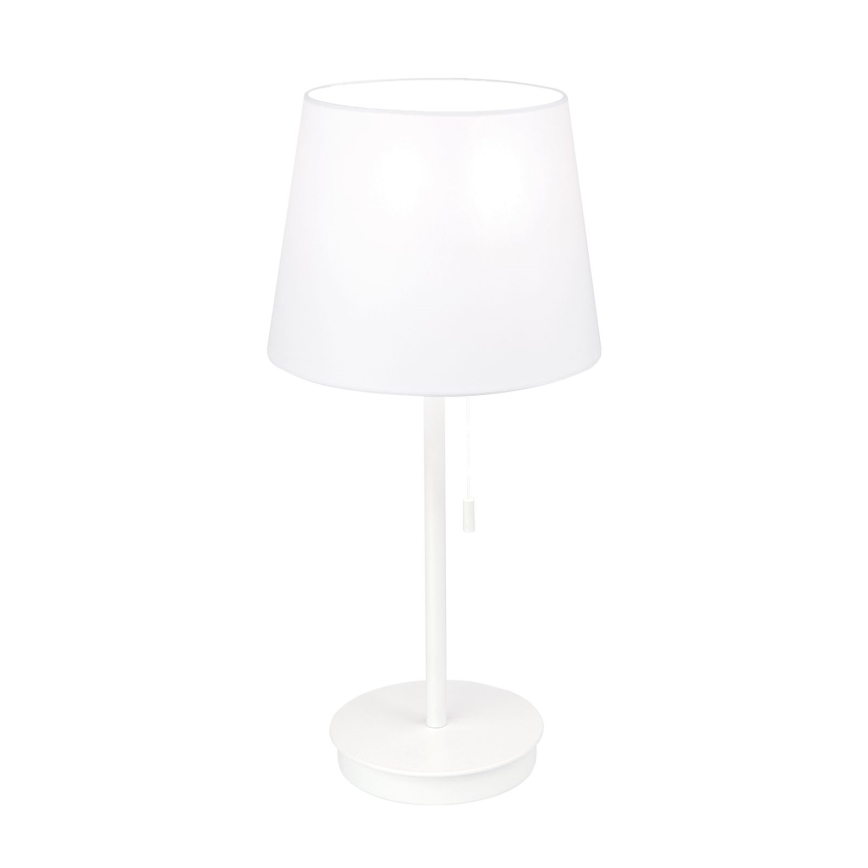 Eπιτραπέζιο φωτιστικό with USB port LUDWIG 1xE27/40W/230V 50 cm λευκό