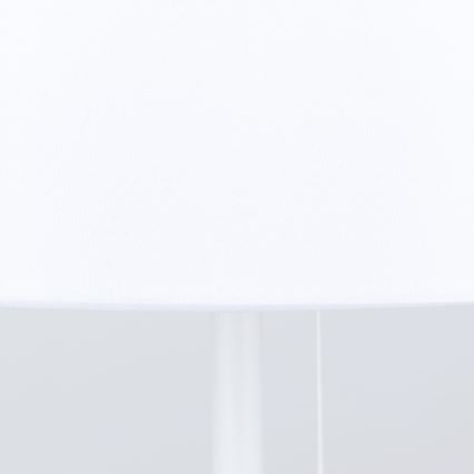 Eπιτραπέζιο φωτιστικό with USB port LUDWIG 1xE27/40W/230V 50 cm λευκό