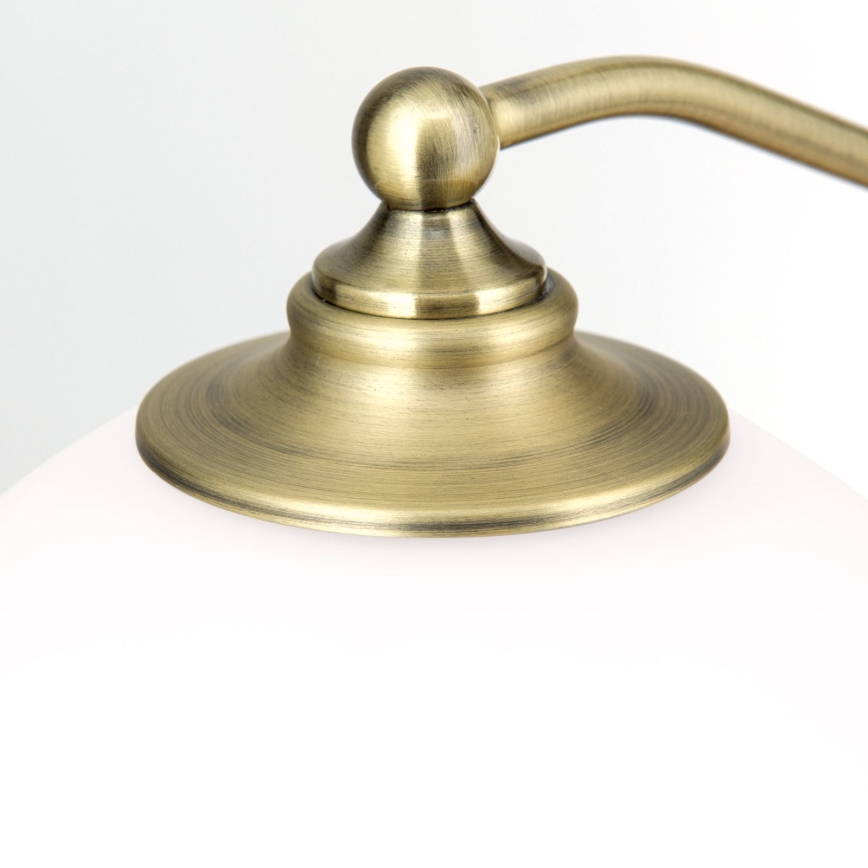 Eπιτραπέζιο φωτιστικό OLD LAMP 1xE27/40W/230V 65 cm λευκό/ορείχαλκος