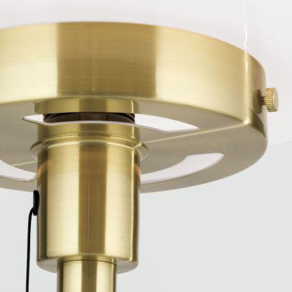 Eπιτραπέζιο φωτιστικό SPARTA 1xE27/40W/230V χρυσό/μαύρο
