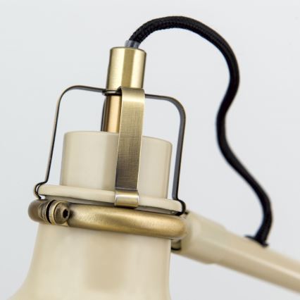 Eπιτραπέζιο φωτιστικό SCHILLER 1xE27/40W/230V κρεμ/μπρονζέ