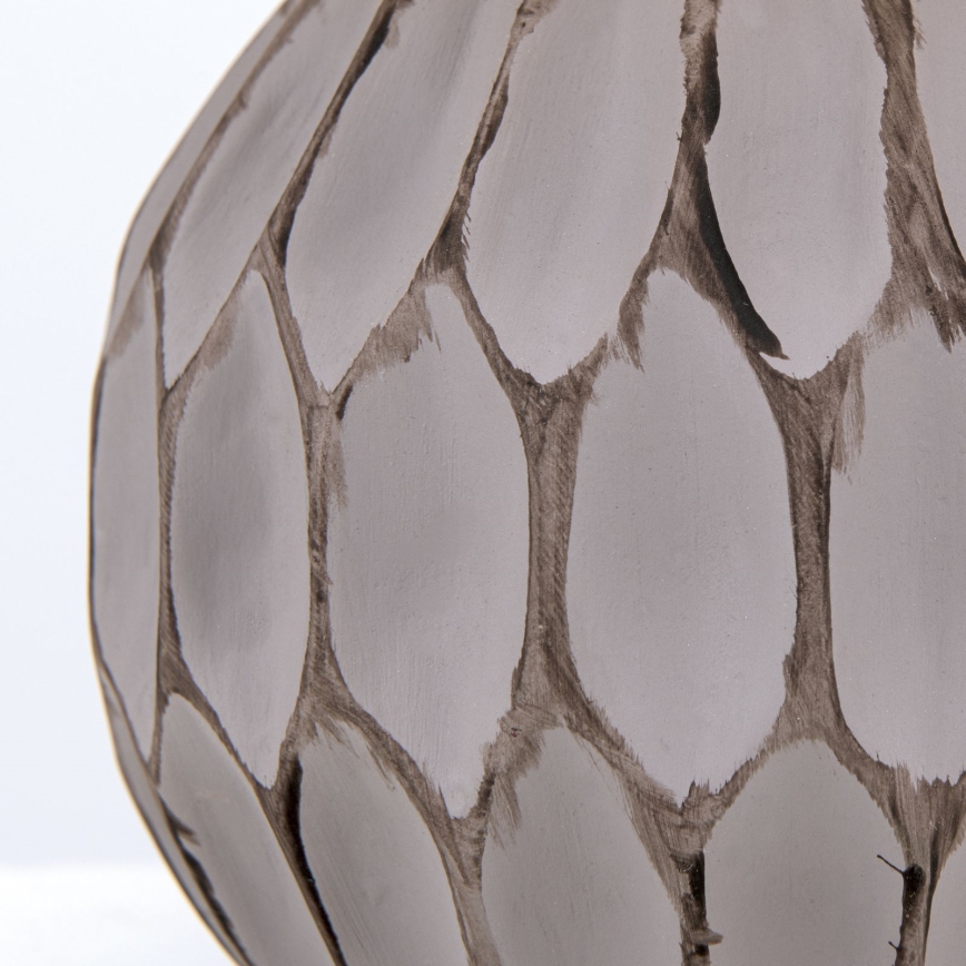 Eπιτραπέζιο φωτιστικό PINIA 1xE14/25W/230V ceramics μπεζ/γκρι