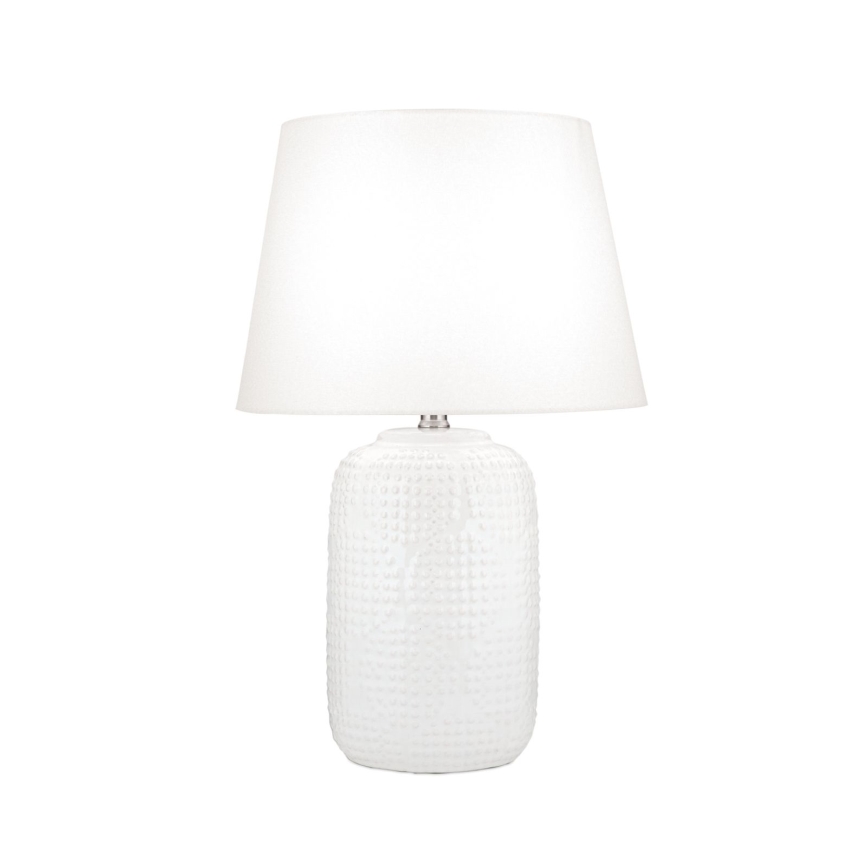 Eπιτραπέζιο φωτιστικό CORAL 1xE27/40W/230V ceramics/λευκό