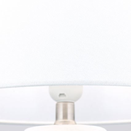Eπιτραπέζιο φωτιστικό CORAL 1xE27/40W/230V ceramics/λευκό