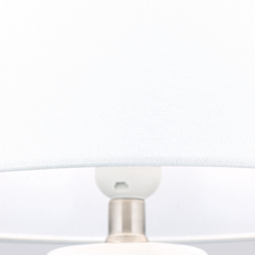 Eπιτραπέζιο φωτιστικό CORAL 1xE27/40W/230V ceramics/λευκό