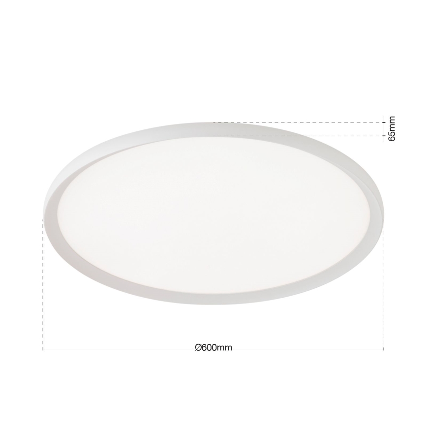 LED Φωτιστικό οροφής KANT LED/50W/230V 2700/3000/4000K διάμ. 60 cm λευκό
