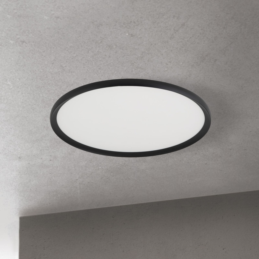 LED φωτιστικό οροφής KANT LED/50W/230V 2700/3000/4000K διάμ. 60 cm μαύρο