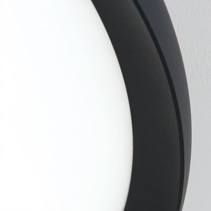 LED φωτιστικό οροφής KANT LED/50W/230V 2700/3000/4000K διάμ. 60 cm μαύρο