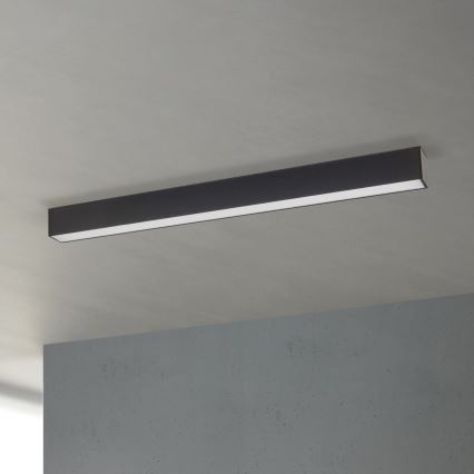 LED φωτιστικό οροφής/κρεμαστό 2 σε 1 PALKKI LED/38W/230V 3000/4000/5000K μαύρο