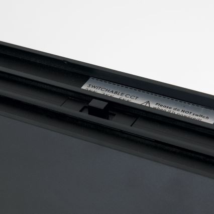 LED φωτιστικό οροφής/κρεμαστό 2 σε 1 PALKKI LED/38W/230V 3000/4000/5000K μαύρο