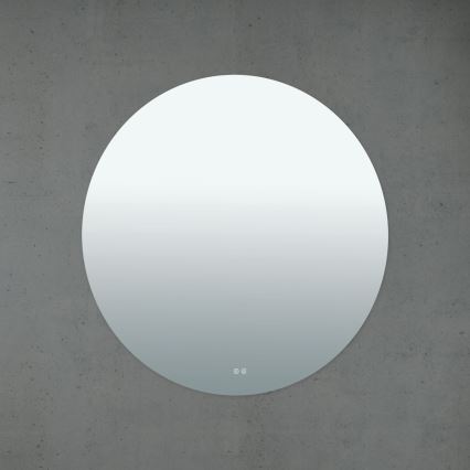 LED θερμαινόμενος επιτοίχιος καθρέφτης μπάνιου με οπίσθιο φωτισμό FOCUS, 30W/230V, 3000/4200/6000K, Ø 100 cm, IP44