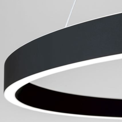Orion - Ρυθμιζόμενο LED κρεμαστό φωτιστικό με καλώδιο KOLK LED/80W/230V 2700/3000/4000K Ø 80 cm μαύρο