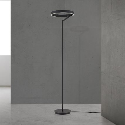 LED ρυθμιζόμενο επιδαπέδιο φωτιστικό KOLK LED/40W/230V 2700/4000K μαύρο