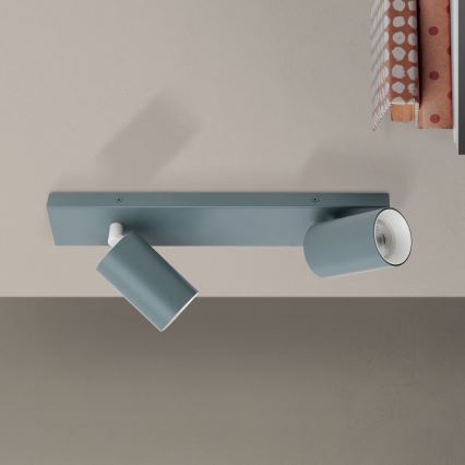 Σποτ φωτιστικό PENN 2xGU10/13W/230V γκρι