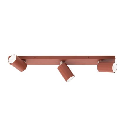 Σποτ φωτιστικό PENN 3xGU10/13W/230V σε απόχρωση τούβλου