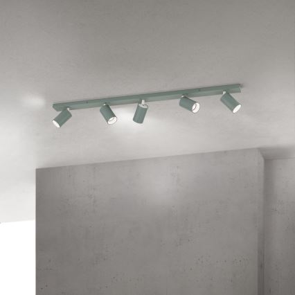 Σποτ φωτιστικό PENN 5xGU10/13W/230V γκρι