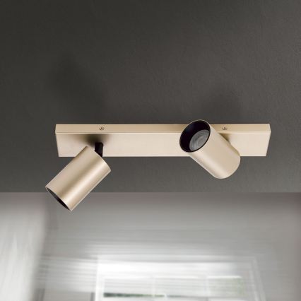 Σποτ φωτιστικό SEAN 2xGU10/13W/230V χρυσό
