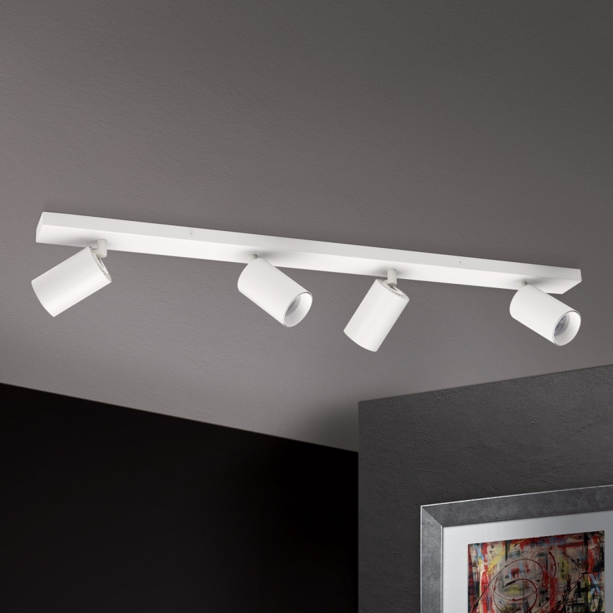 Φωτιστικό σποτ SEAN 4xGU10/13W/230V λευκό