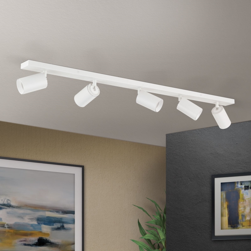 Σποτ φωτιστικό SEAN 5xGU10/13W/230V λευκό