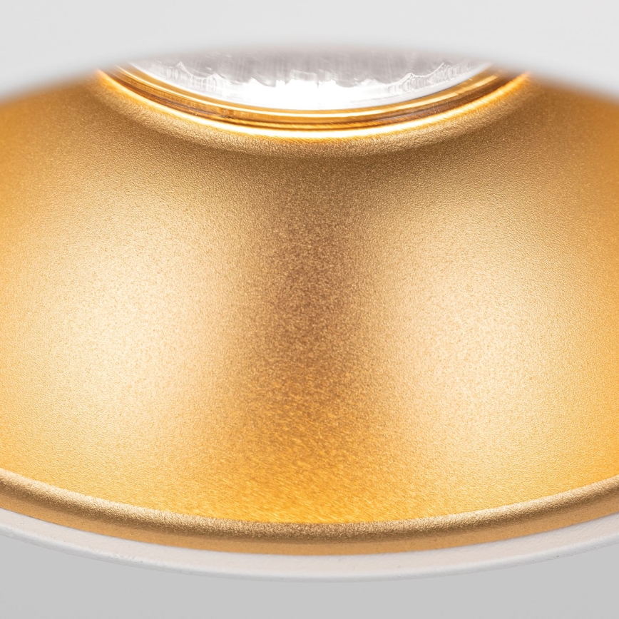 Φωτιστικό σποτ STARLIGHT 1xGU10/50W/230V λευκό/χρυσό